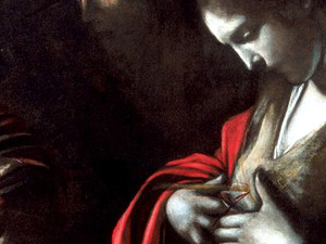 Caravaggio, dettaglio dal Martirio di Sant'Orsola